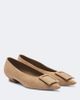 Roger Vivier Roger Vivier Viv' in The City suede ballet flats - 1