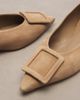 Roger Vivier Roger Vivier Viv' in The City suede ballet flats - 6