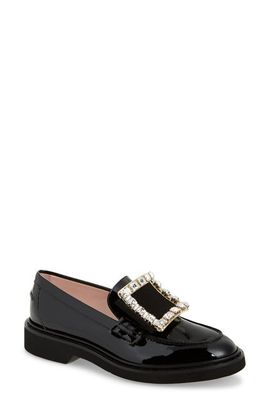 Roger Vivier Roger Vivier Viv Rangers Crystal Buckle Loafer