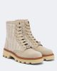 Roger Vivier Roger Vivier Viv' Rangers Truck knitted suede ankle boots - 1