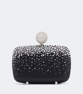 Roger Vivier Roger Vivier Vivier Marlene embellished satin clutch