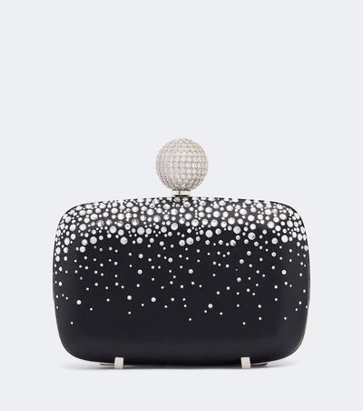 Roger Vivier Roger Vivier Vivier Marlene embellished satin clutch