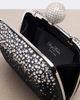 Roger Vivier Roger Vivier Vivier Marlene embellished satin clutch - 3