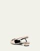Roger Vivier Snakeskin-Embossed Trim Leather Slingback Pumps - 4