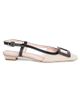 Roger Vivier Women's 25MM Cotton-Leather Slingback Pumps - 8