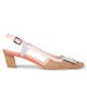 Roger Vivier Women's 45MM Lacquered Suede Slingback Pumps - 7