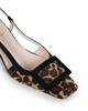 Roger Vivier Women's 45MM Leopard Calf Hair Pumps - 5