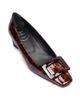 Roger Vivier Women's Belle Vivier 45MM Tortoiseshell-Print Patent Leather Pumps - 5