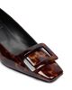 Roger Vivier Women's Belle Vivier 45MM Tortoiseshell-Print Patent Leather Pumps - 6
