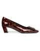 Roger Vivier Women's Belle Vivier 45MM Tortoiseshell-Print Patent Leather Pumps - 8