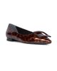 Roger Vivier Women's Gommettine Tortoiseshell-Print Patent Leather Ballerina Flats - 2