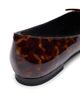 Roger Vivier Women's Gommettine Tortoiseshell-Print Patent Leather Ballerina Flats - 6