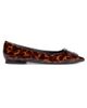 Roger Vivier Women's Gommettine Tortoiseshell-Print Patent Leather Ballerina Flats - 7