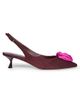 Roger Vivier Women's I Love Vivier 45MM Rose Suede Slingback Pumps - 6