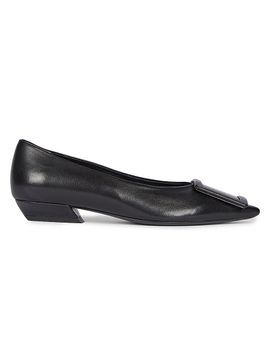 Roger Vivier Women's Leather Ballerina Flats