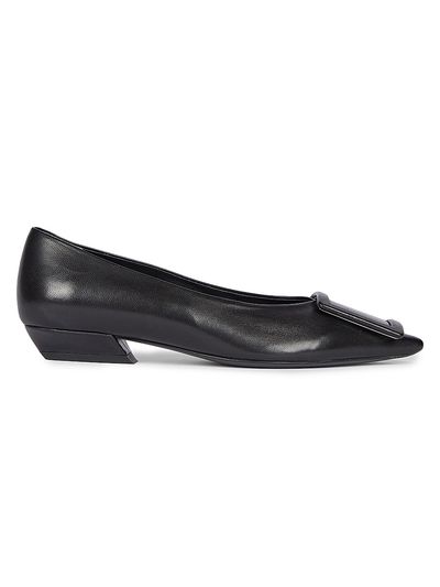 Roger Vivier Women's Leather Ballerina Flats