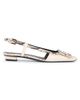 Roger Vivier Women's Snakeskin-Embossed Trim Leather Slingback Pumps - 1