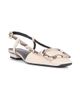 Roger Vivier Women's Snakeskin-Embossed Trim Leather Slingback Pumps - 2