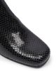 Roger Vivier Women's Tres Vivier 45MM Snakeskin-Embossed Leather Ankle Boots - 4