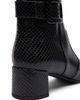 Roger Vivier Women's Tres Vivier 45MM Snakeskin-Embossed Leather Ankle Boots - 5