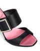 Roger Vivier Women's Trompette 85MM Strass Crystal Buckle Satin Mules - 5