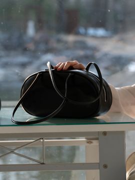 ROH SEOUL Eco Lunch Bag_Wrinkled Black