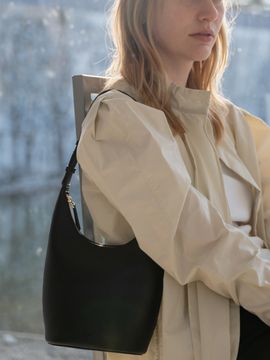 ROH SEOUL Mini Around Hobo Bag_Black