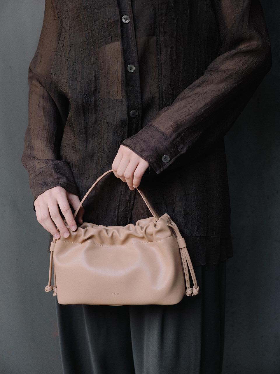 ROH SEOUL Mini Ripple Tote Bag [Pink Caramel]