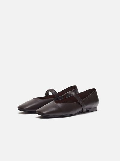 ROH SEOUL Rowie Mary jane shoes_Umber