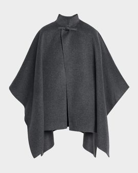 Rohe Double-Faced Wool-Cashmere Poncho