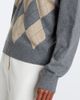 Rohe RÃ³he Argyle wool-blend polo sweater - 4