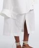 Rohe RÃ³he Asymmetric cotton-blend midi skirt - 4