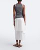 Rohe RÃ³he Asymmetric cotton-blend midi skirt - 5
