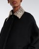 Rohe Róhe Calf hair-trimmed virgin wool coat - 3