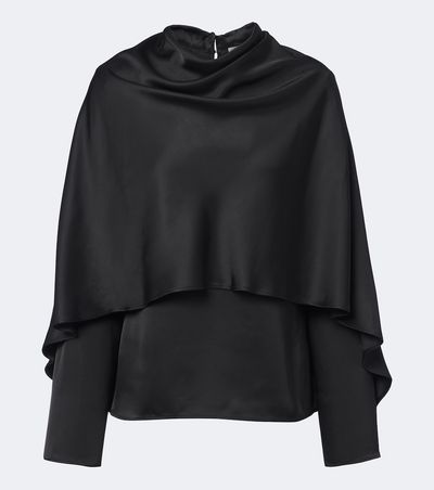 Rohe Róhe Caped satin top