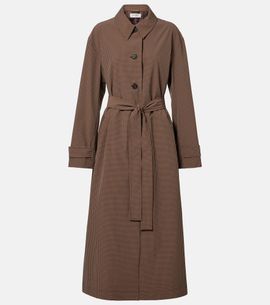 Rohe RÃ³he Checked belted coat