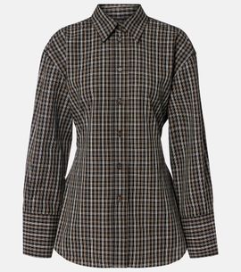 Rohe Róhe Checked cotton shirt
