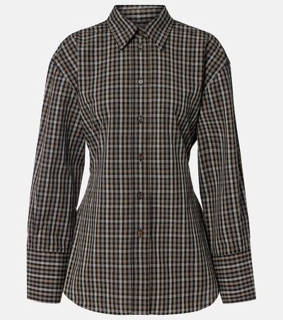 Rohe Róhe Checked cotton shirt