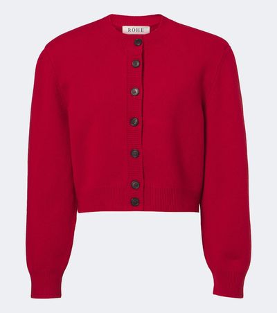 Rohe Róhe Cropped wool cardigan