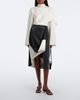 Rohe Róhe Draped asymmetric satin midi skirt - 2