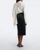 Rohe Róhe Draped asymmetric satin midi skirt - 6