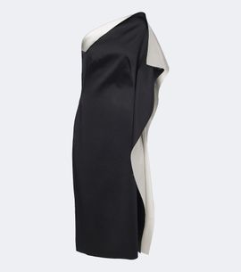 Rohe Róhe Draped one-shoulder satin cocktail dress