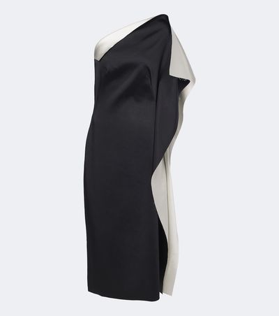 Rohe Róhe Draped one-shoulder satin cocktail dress