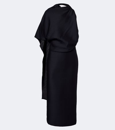 Rohe RÃ³he Draped open-back midi dress