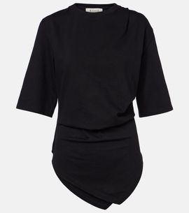 Rohe Róhe Gathered cotton T-shirt