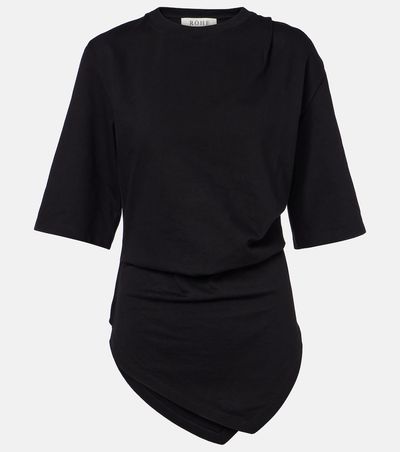 Rohe Róhe Gathered cotton T-shirt