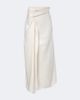 Rohe RÃ³he Gathered satin midi skirt - 1