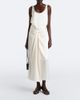 Rohe RÃ³he Gathered satin midi skirt - 2