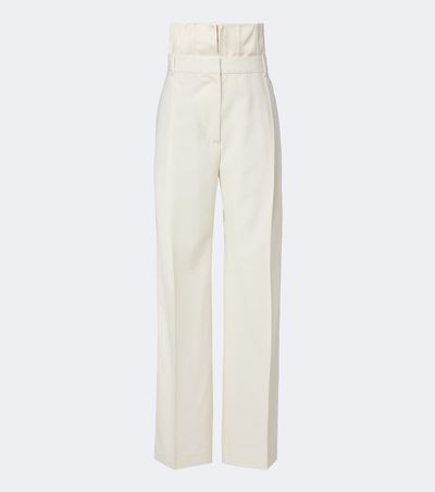 Rohe RÃ³he High-rise wide-leg virgin wool pants