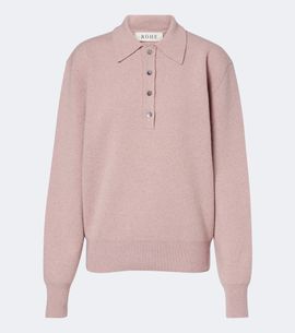 Rohe RÃ³he Knitted wool-blend polo sweater